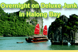 Overnight on Deluxe Junk in Halong Bay